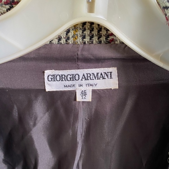 Giorgio Armani Women’s Boyfriend Jacket - Vintage - Size 12 - Picture 2 of 2